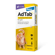 Adtab Per Gatti Da 0,5 A 2kg 6 Compresse Masticabili 12mg