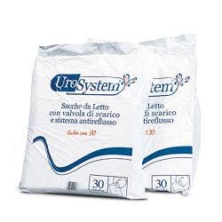 Urosystem Sacca Di Drenaggio Da Letto Incontinenza Tubo 90cm Con Scarico 30 Pezzi   - 1