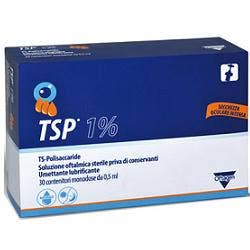 TSP 1% Soluzione Oftalmica Umettante Lubrificante 30x0,5ml Flaconcini Monodose  - 1