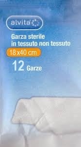 Alvita Garza Strerile 18x40cm 12 Pezzi  - 1