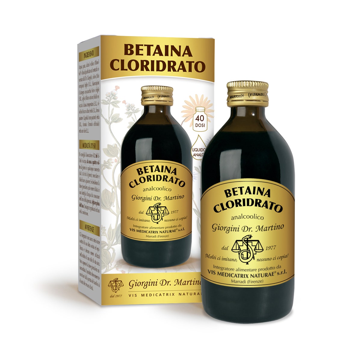 Dr.Giorgini Betaina Cloridrato Liquido Analcolico 200ml-2