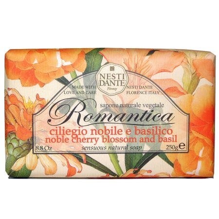Nesti Dante Romantica Sapone Vegetale Ciliegio Nobile E Basilico 250g-1