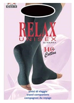 Solidea Relax Gambaletto Unisex Punta Aperta 140 Denari Colore Nero Taglia 4 - XL-1