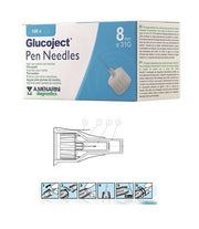 Glucoject Ago Per Penna Insulina 8mm Gauge 31 100 Pezzi  - 1