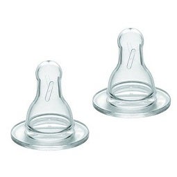 Medela Tettarella Slow Silicone 2 Pezzi  - 1