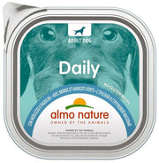 Almo Nature Daily Menu Cibo Umido Merluzzo E Fagiolini Cani Adulti Vaschetta 300g-1