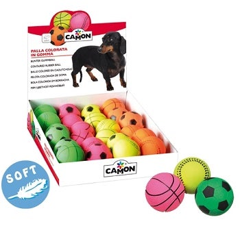 Camon Palla Sport in gomma Soft Per Cani 7cm-1
