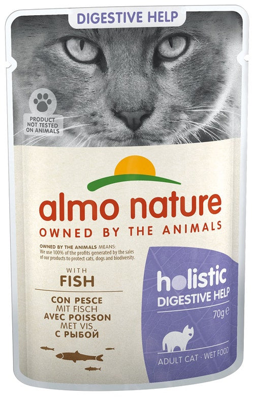 Almo Nature Intestinal Help Cibo Umido Con Pesce Per Gatti Adulti 70g-1