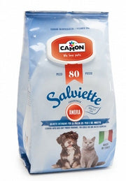 Camon Salviette Fragranza Ambra Per Cani/Gatti 80 Pezzi-1