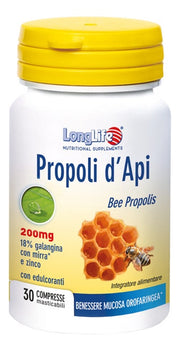 Longlife Propoli D'Api 30 Compresse Masticabili-1