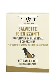 101 Love For Pet Salviette Igienizzanti Ovali 25 Pezzi