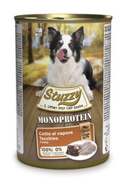 Stuzzy Monoprotein Al Tacchino Cibo Umido Cani Adulti Barattolo 400g-1
