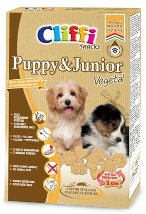 Cliffi Snacks Puppy & Junior Vegetal Snack Per Cani 300g-1