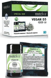 NUTRIVA VEGAN D3 60CPR+RIC-1