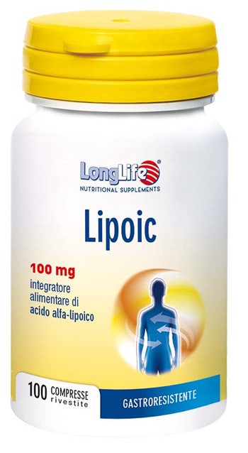 LONGLIFE LIPOIC 100MG 100CPS-1