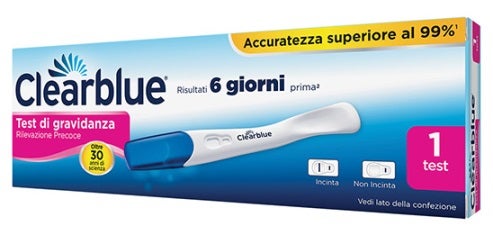 Clearblue Test Gravidanza Rilevazione Precoce 1 Pezzo  - 1