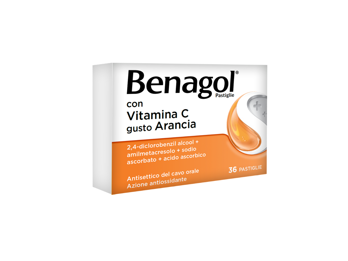 Benagol Vitamina C Aroma Arancia 36 Pastiglie-17