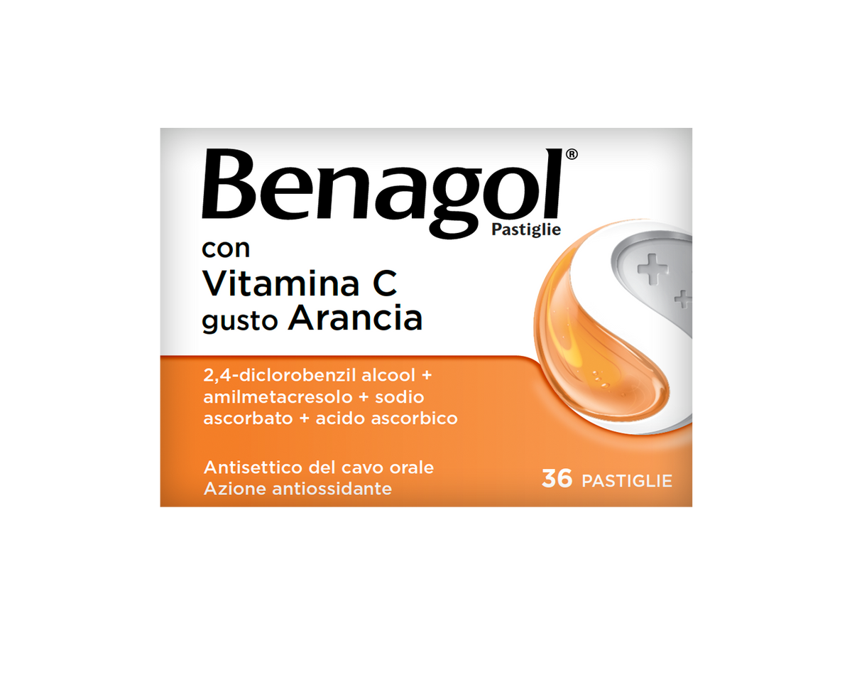 Benagol Vitamina C Aroma Arancia 36 Pastiglie-18
