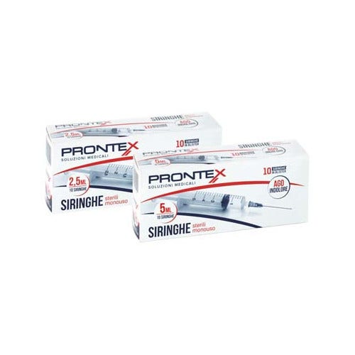 Prontex Siringa 5ml Ago Indolore 10 Pezzi  - 2