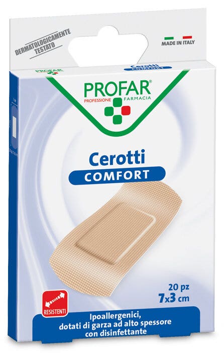 Comfort cerotto grande 7x3 cm profar 20 pezzi-2