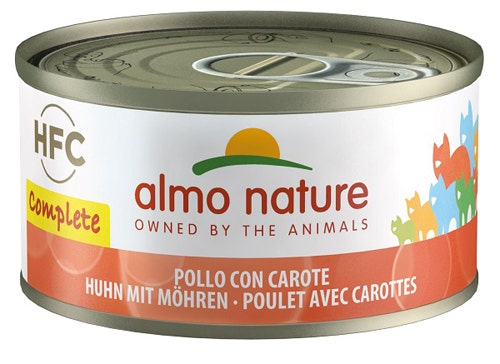 Almo Nature HFC Complete Cibo Umido Pollo E Carote Per Gatti Adulti Lattina 70g-1