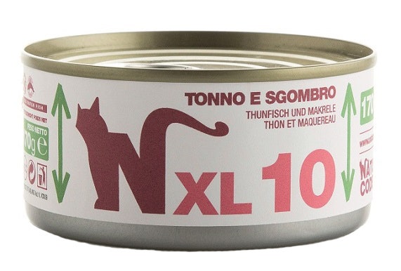 Natural Code XL10 per Gatti Adulti Tonno e Sgombro 170g-1