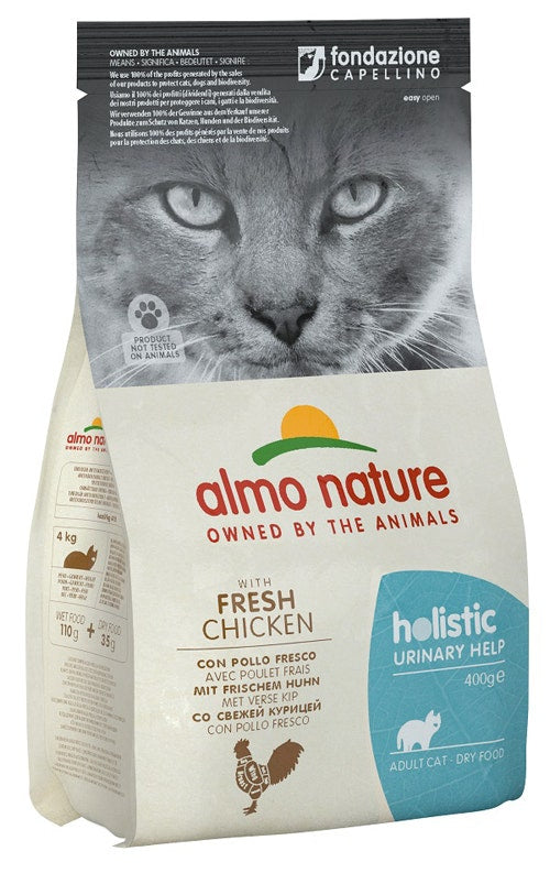Almo Nature Holistic Urinary Crocchette Pollo Fresco Per Cani Adulti Sacco 400g-1