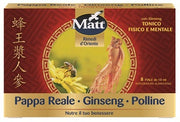 Matt Rimedi d'Oriente Pappa Reale Ginseng E Polline 8 Fiale-1