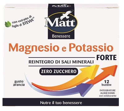 Matt Magnesio Potassio Forte 12 Bustine-1