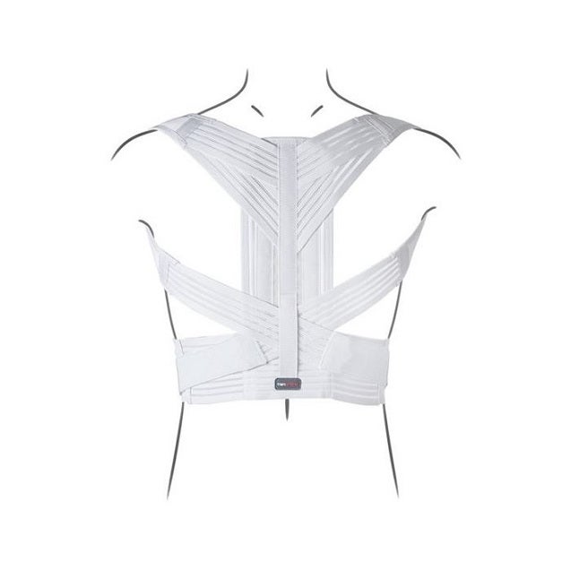 Corsetto Dorsale Raddrizza Spalle 37cm Grigio Perla              - 2