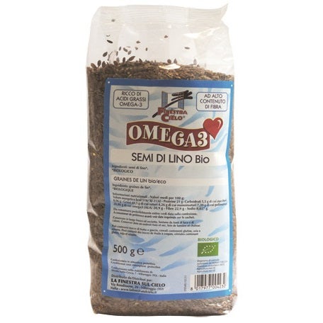 La Finestra Sul Cielo Omega 3 Semi Di Lino Bio 500g  - 2