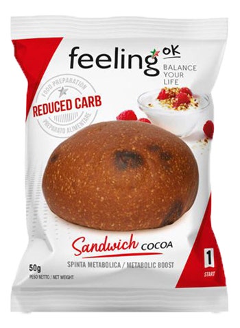 Feeling Ok Sandwich Al Cacao Start 50g-1