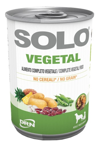 Drn Solo Vegetal Cibo Umido Con Verdure Cani Adulti Taglia Medio/Grande Barattolo 400g-1