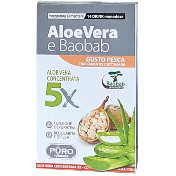 Forhans Puro Aloe Vera Concentrata 5X+ Baobab 14 Drink Da 10ml-2