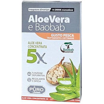 Forhans Puro Aloe Vera Concentrata 5X+ Baobab 14 Drink Da 10ml-3