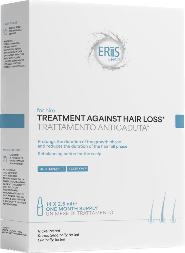 Eriis Trattamento Capelli Anti-Caduta Uomo 14 Fiale-1