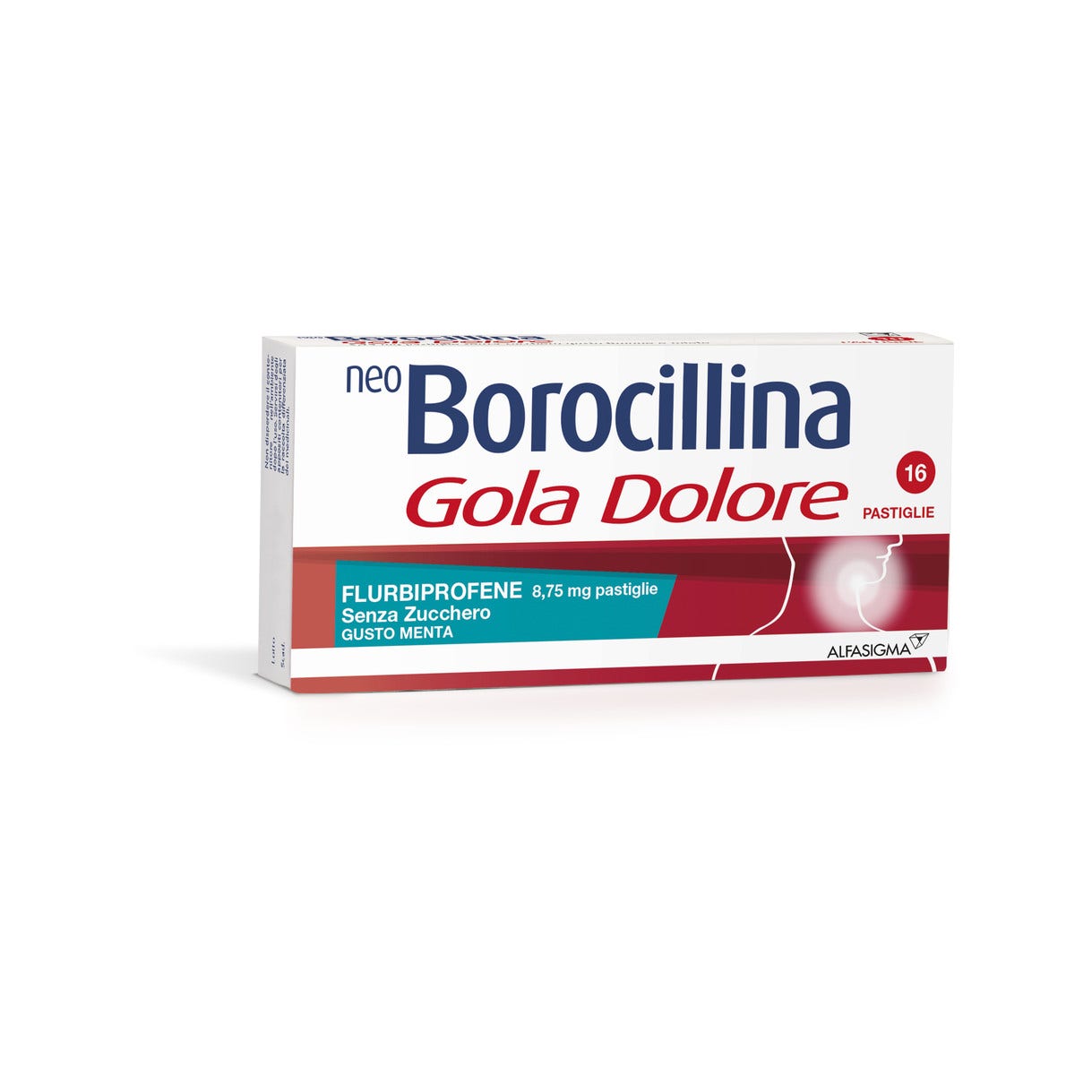Neoborocillina Gola Dolore 32 Pastiglie 8,75mg Menta Senza Zucchero-3