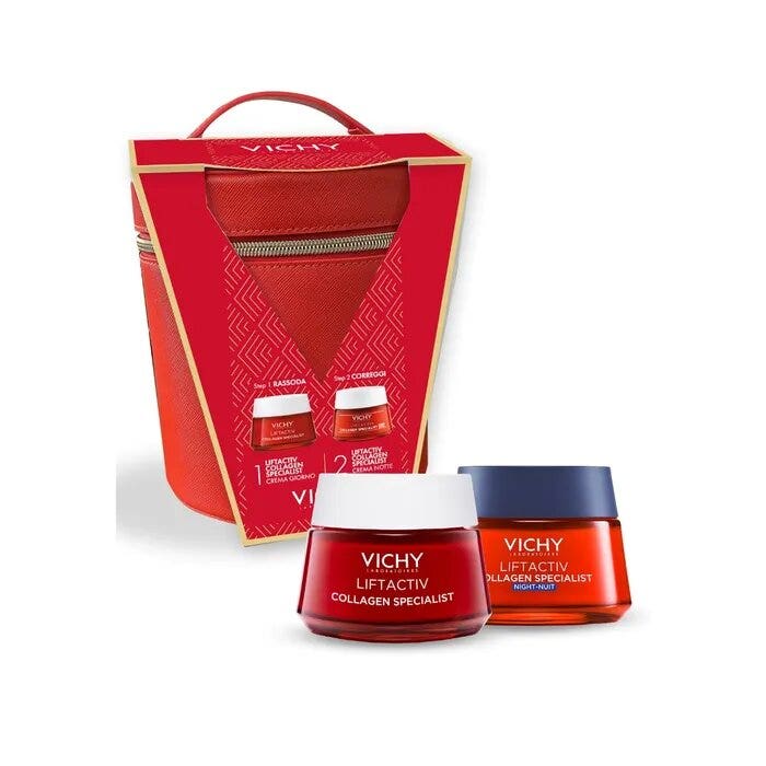 Vichy Cofanetto Natale Liftactiv Collagen Specialist Crema Giorno 50 ml + Crema Notte 50ml-8
