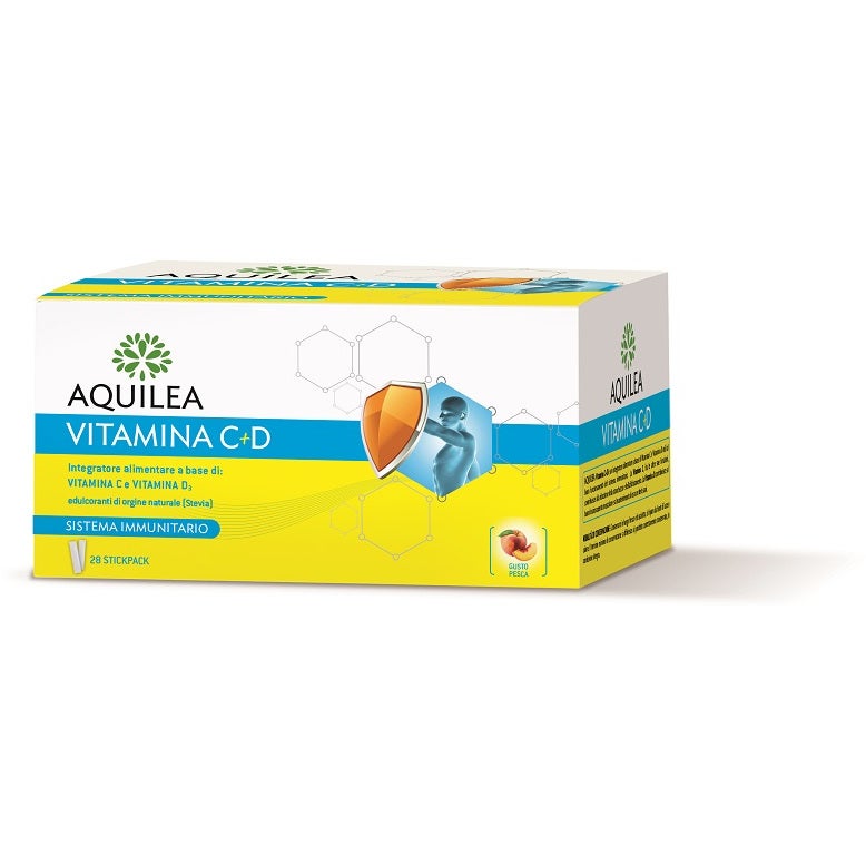 Aquilea Vitamina C+D 28 Bustine Stick-2
