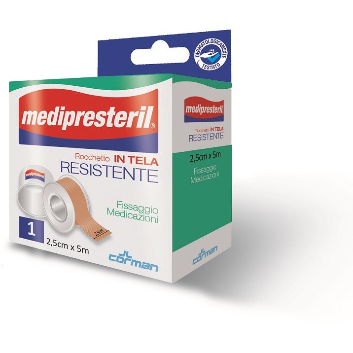 Medipresteril Cerotto Rocchetto Tela 2.5cm x 5m  - 2