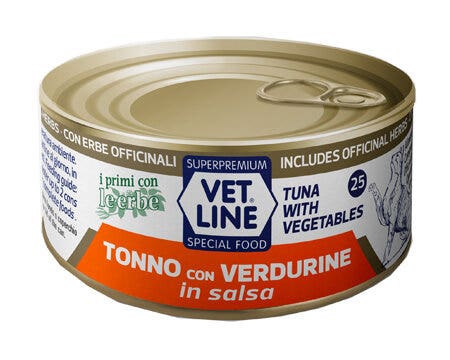 Vet Line Per Gatto Tonno Con Verdurine In Salsa 70g-2