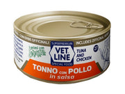 Vet Line Per Gatto Tonno Con Pollo In Salsa 70g-1