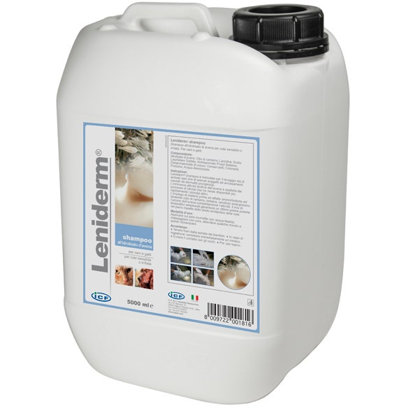 I.C.F. Leniderm Shampoo Cane/Gatto 5 Litri   - 2