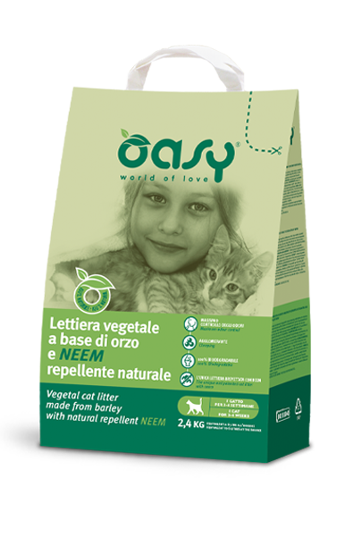 OASY LETTIERA VEG ORZO/NEEM 6L-1