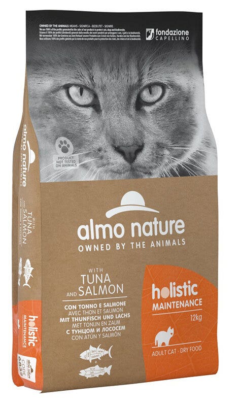 Almo Nature Holistic Maintenance Cat Tonno e Salmone 12kg-2