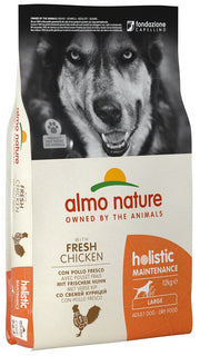 Almo Nature Holistic Maintenance Crocchette Pollo Cani Adulti Taglia Grande Sacco 12kg-1