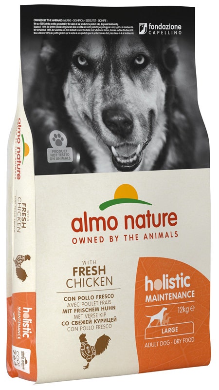 Almo Nature Holistic Maintenance Crocchette Pollo Cani Adulti Taglia Grande Sacco 12kg-1