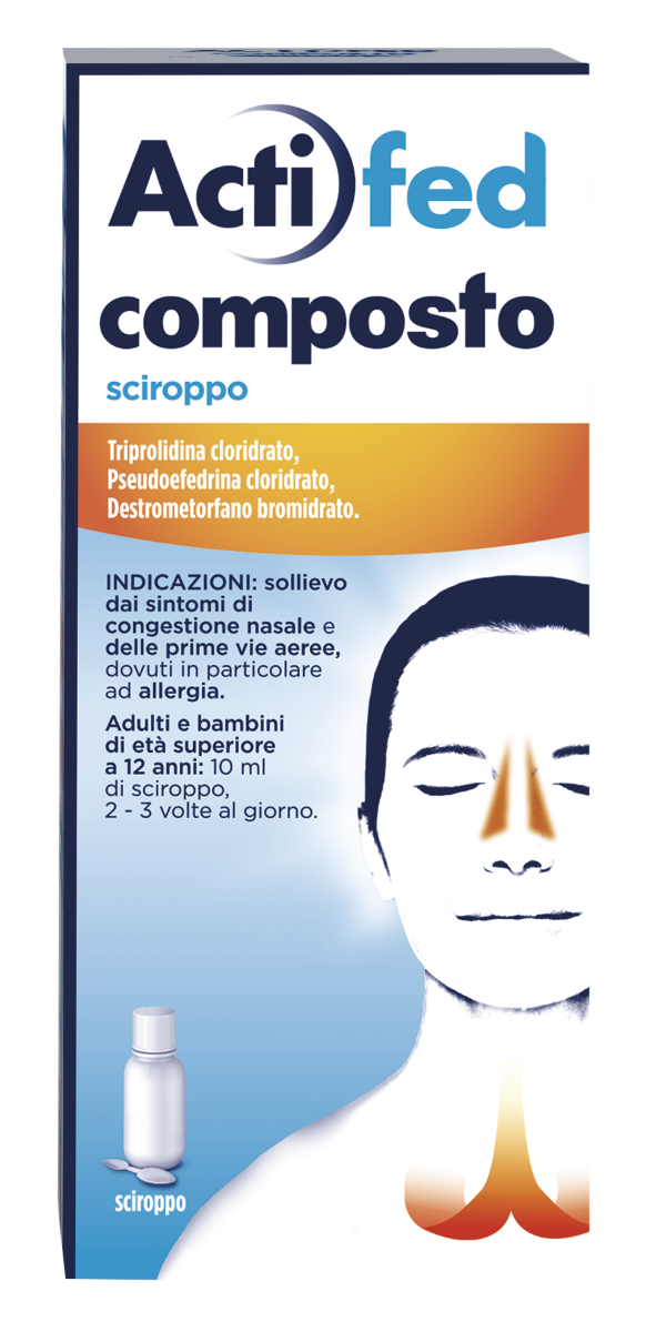 Actifed Composto Sciroppo 100 ml -1