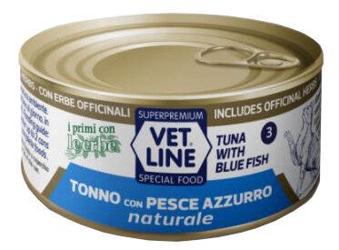 Vet Line Gatto Tonno E Pesce Lattina 70gr-2
