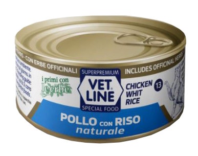 Vet Line Per Gatto Pollo Con Riso Al Naturale 70g-1